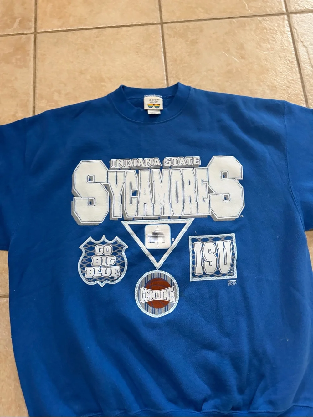 VTG Indiana State University Sweatshirt Size XL - 20/20 Sport Inc Tag Made in US